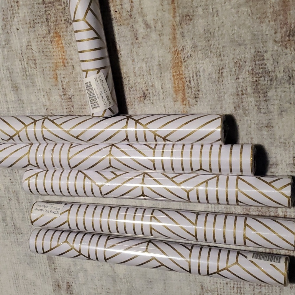 Gold Geometric Peel and Stick Wallpaper (6 rolls)